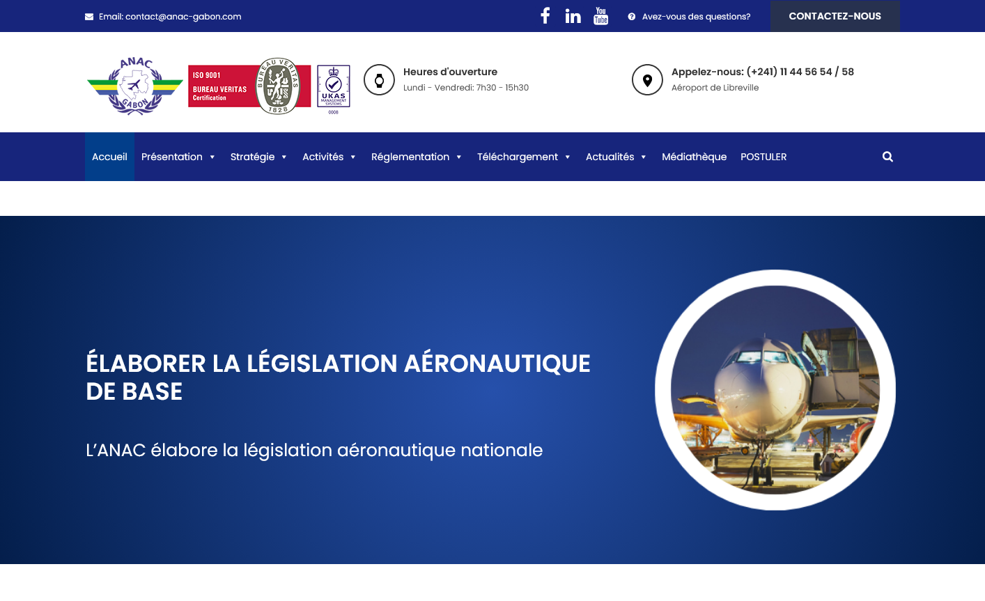 ANAC Gabon - Agence Nationale de l'Aviation Civile